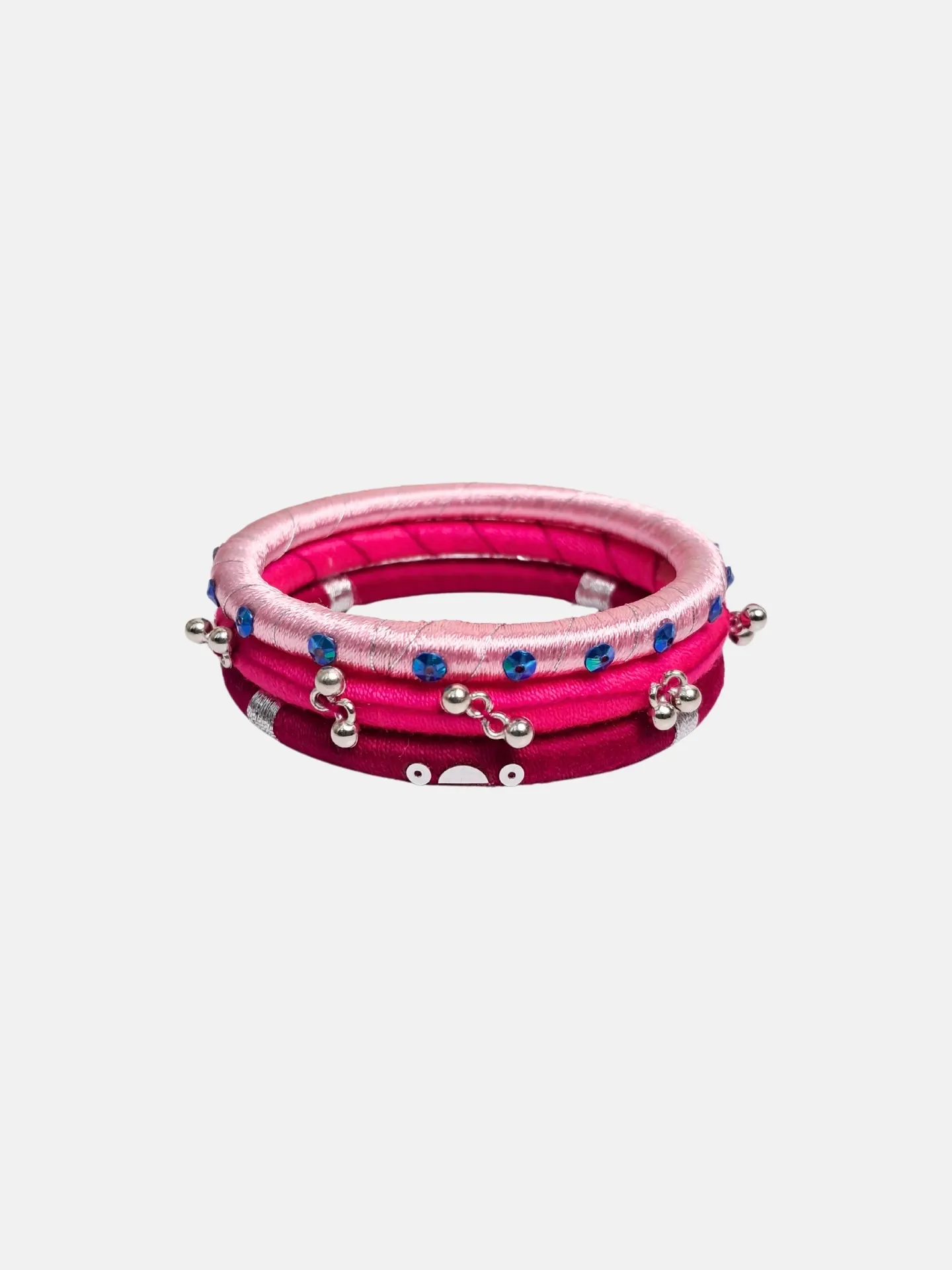 Cotton and Silk Thread Bangle
