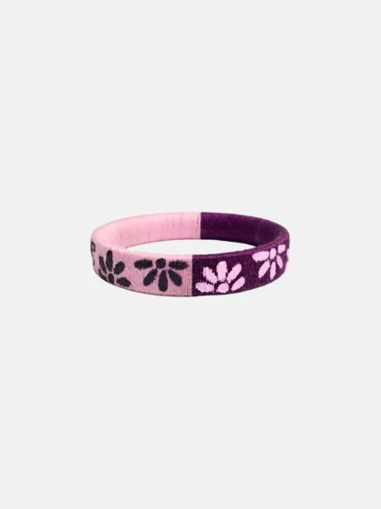 Cotton Thread Painted Bangle