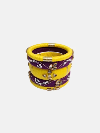 Cotton Thread Bangles Set