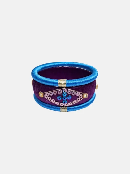 Silk Thread Bangles Set