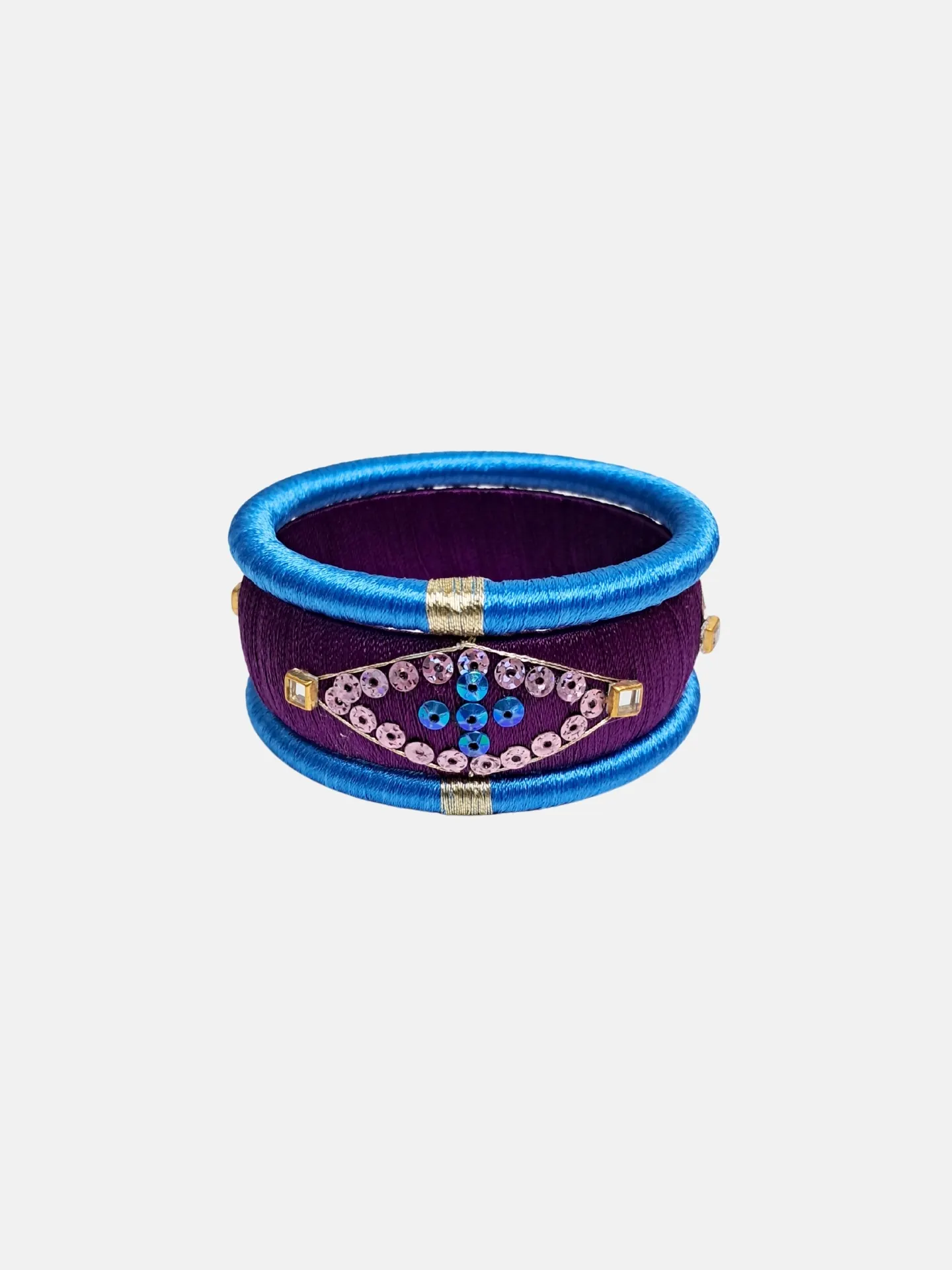 Silk Thread Bangles Set