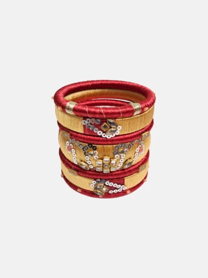 Silk Thread Special Bangles Set