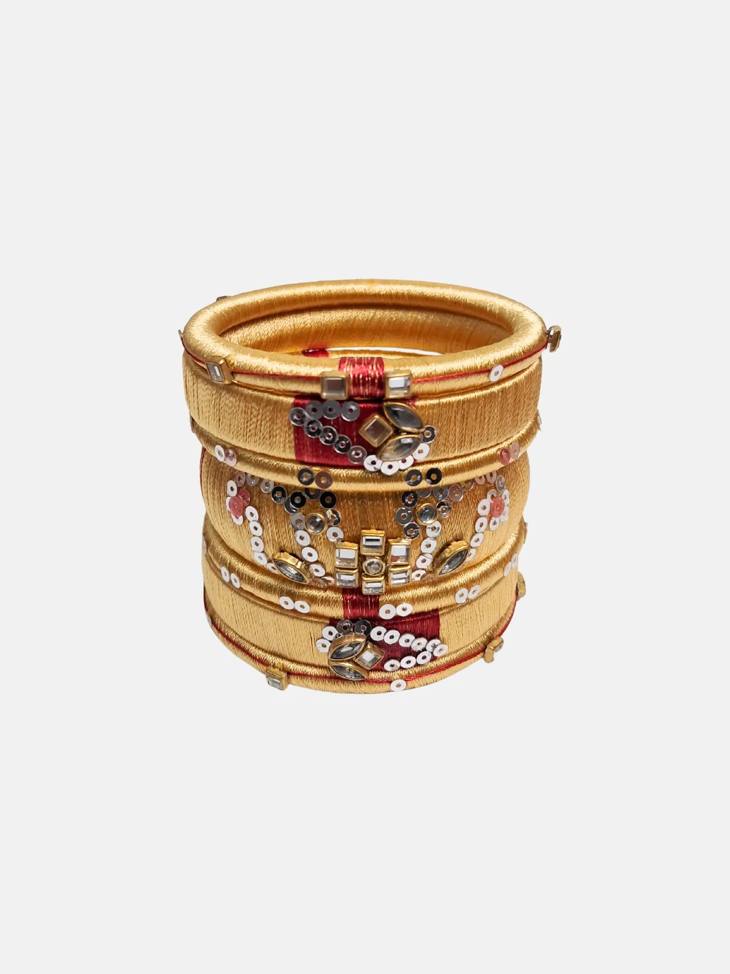 Silk Thread Special Bangles Set
