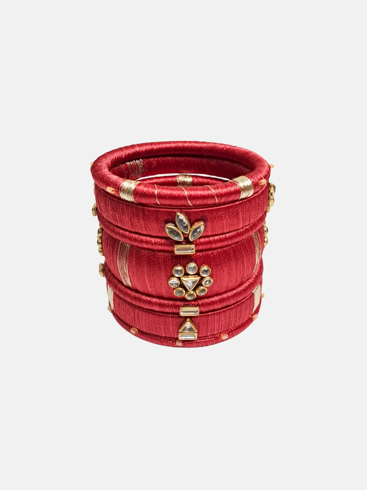 Silk Thread Special Bangles Set