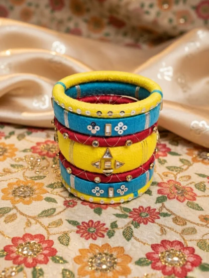 Cotton Thread Bangles Set